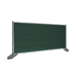 Groen winddoorlatend bouwhekdoek 176x341cm 150gr